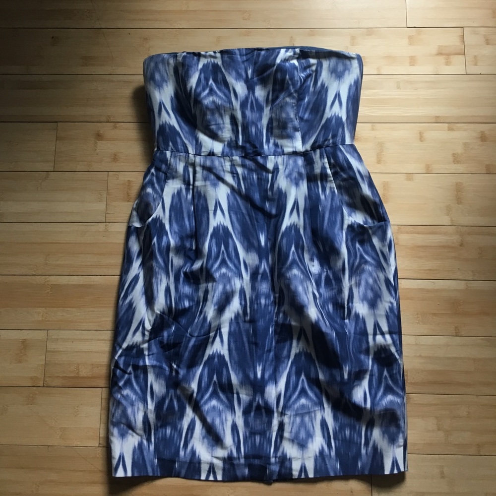 J. Crew Collection silk Ikat Dress