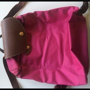 Pink Longchamp Backpack