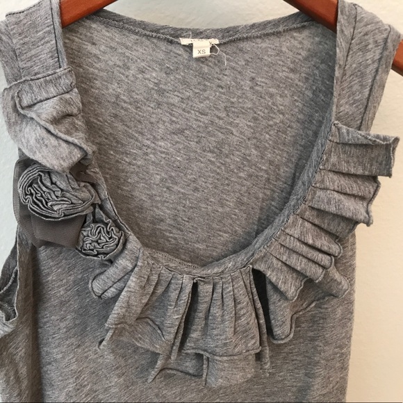 J.CREW  RUFFLE NECK TOP - Picture 3 of 3