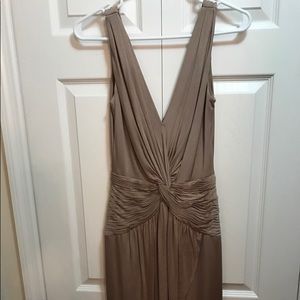 Taupe Cocktail Dress