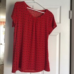 Worthington short sleeve blouse