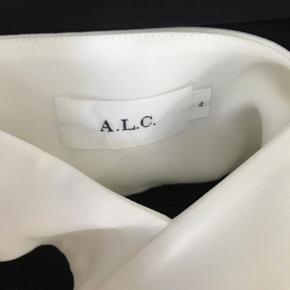 A.L.C. Black/yellow/white architectural dress, 4 - Picture 4 of 4