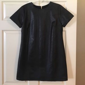 Black Snakeskin Dress