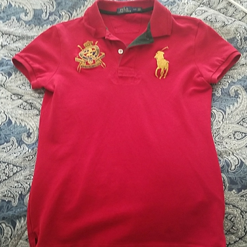 Red polo Ralph lauren