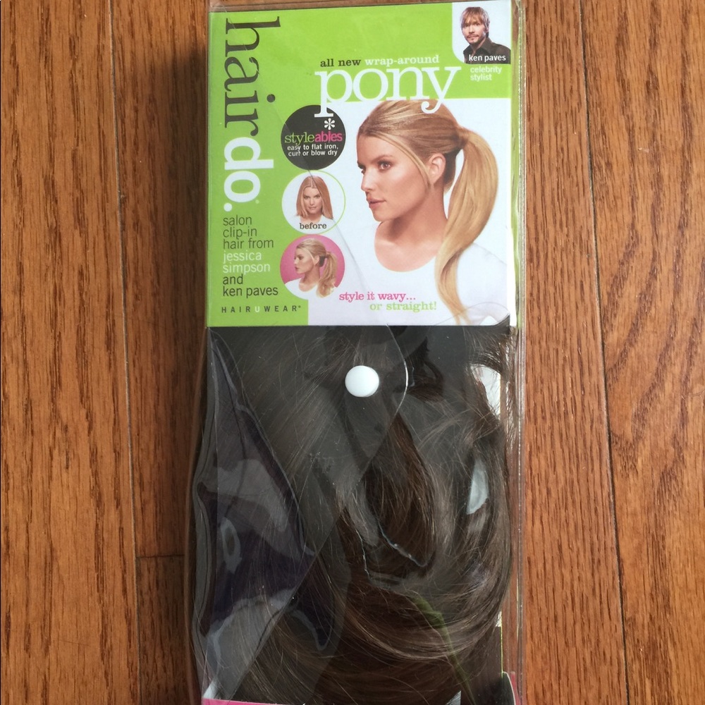 Jessica Simpson Wrap Around Ponytail