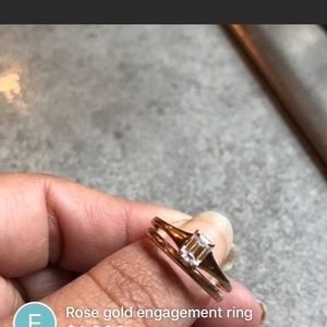 Emerald cut flawless diamond size 4