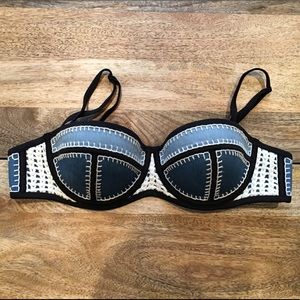 Triangl Brigitte Moondance Bikini TOP ONLY