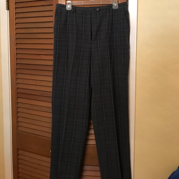 Sag Harbor Pants - Sag Harbor Ladies plaid dress pants Sag Harbor Pants - Sag Harbor Ladies plaid dress pants