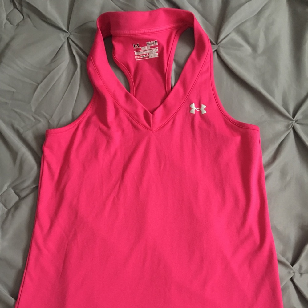 Under Armour Hot Pink razor back top