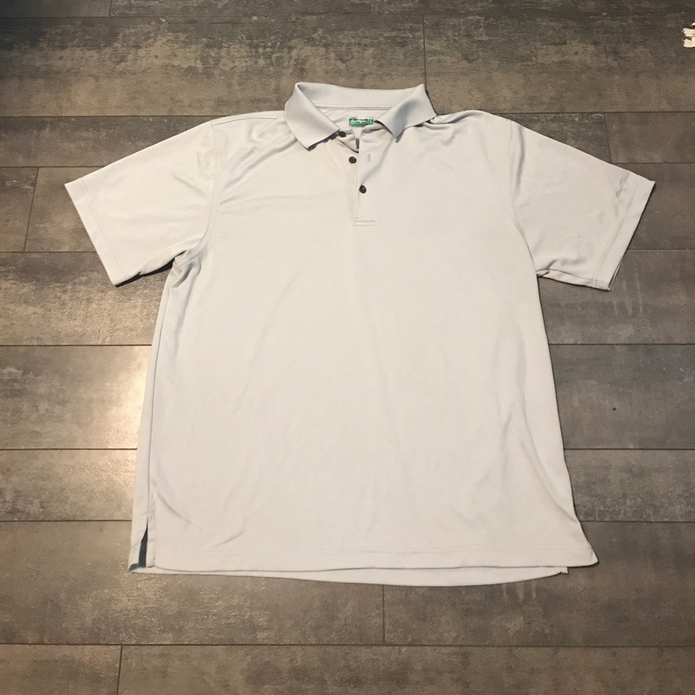 Ben Hogan light gray polo shirt size large