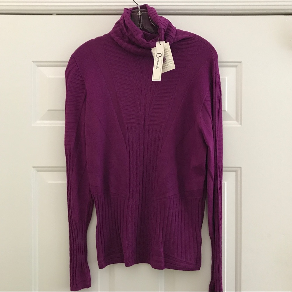 💜SALE! TURTLENECK SWEATER, Winterberry Color