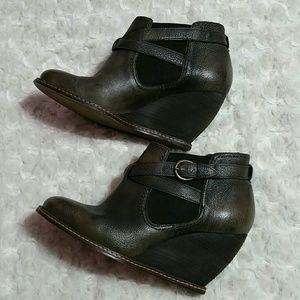 CCOSALE Anthropologie Schuler & Sons Wedge Booties CCOSALE Anthropologie Schuler & Sons Wedge Booties