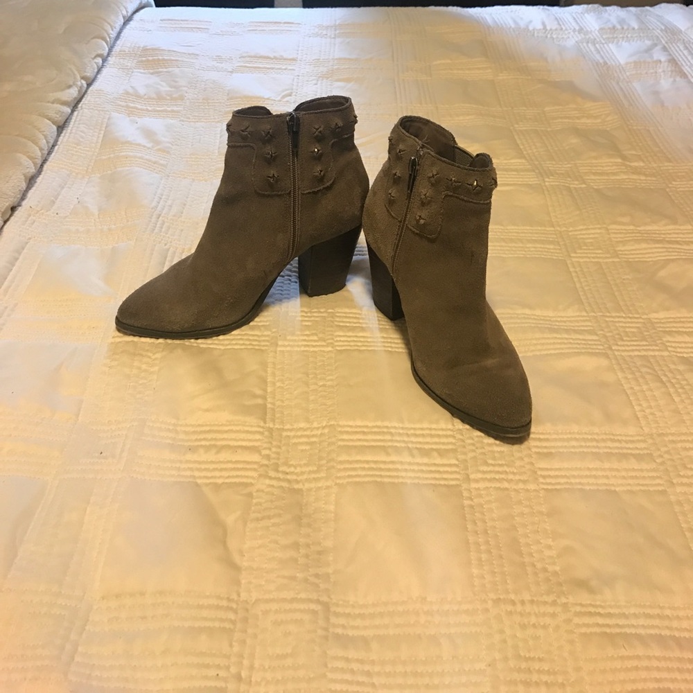 Dolce Vita suede booties with stud detail