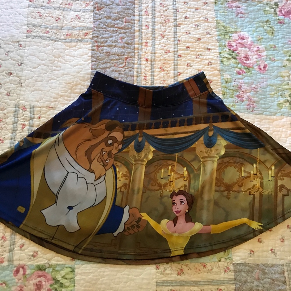 Beauty and the Beast mini skirt