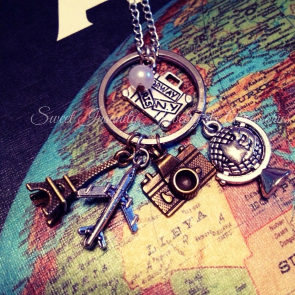 Handmade charm necklace NWOT