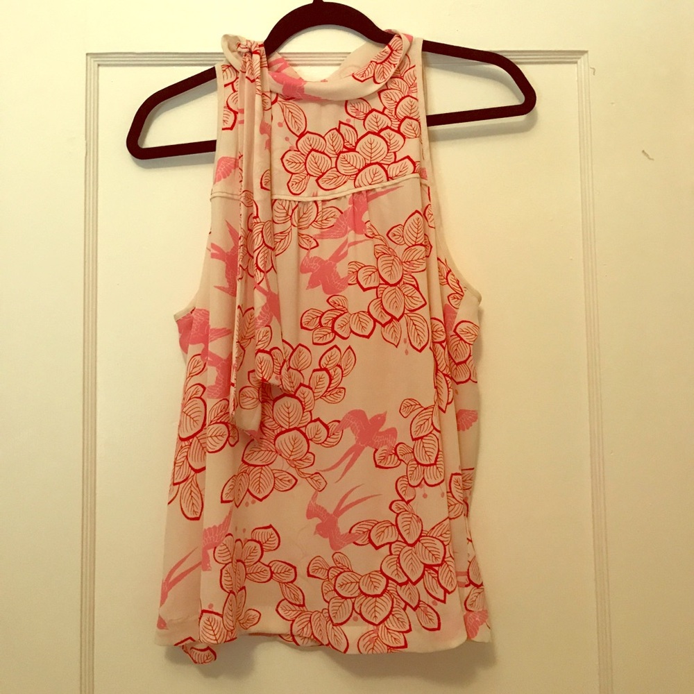 Maeve top with back cut out and neck bow