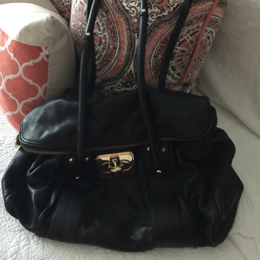 B Makowsky leather handbag