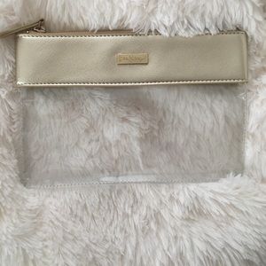 Lilly Pulitzer Clear and Gold Pouch Lilly Pulitzer Clear and Gold Pouch