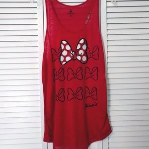 Disney Parks Red Minnie Mouse Tank Disney Parks Red Minnie Mouse Tank