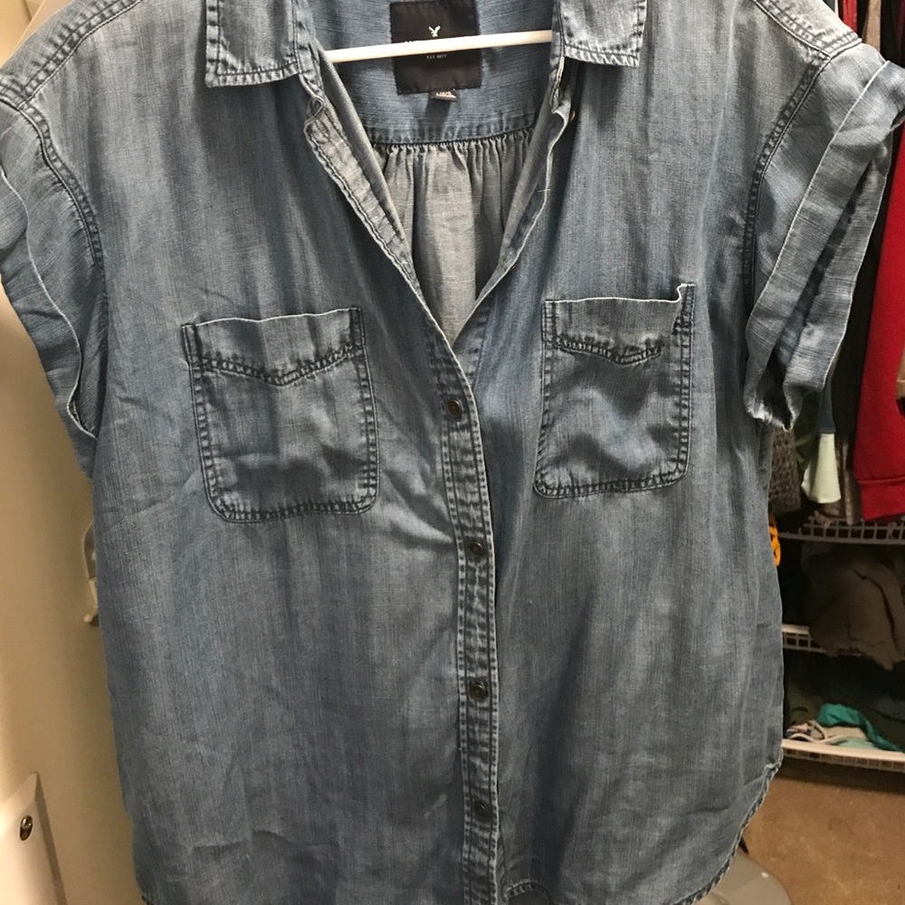 American eagle button up