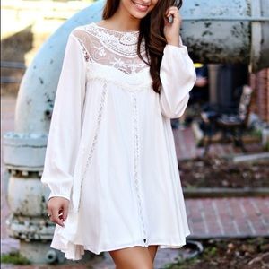 Southern Fried Chics White Lace Dress Size S Southern Fried Chics White Lace Dress Size S