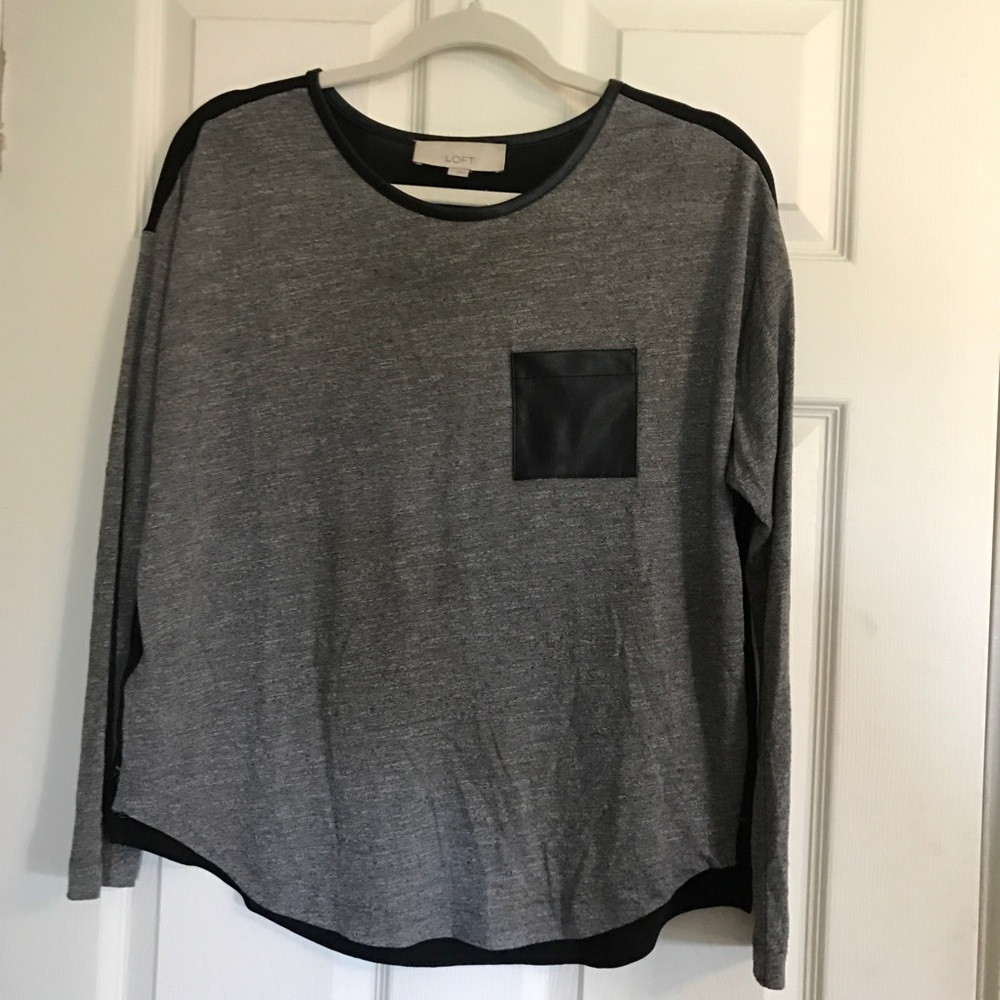 Loft Leather Tunic Tee