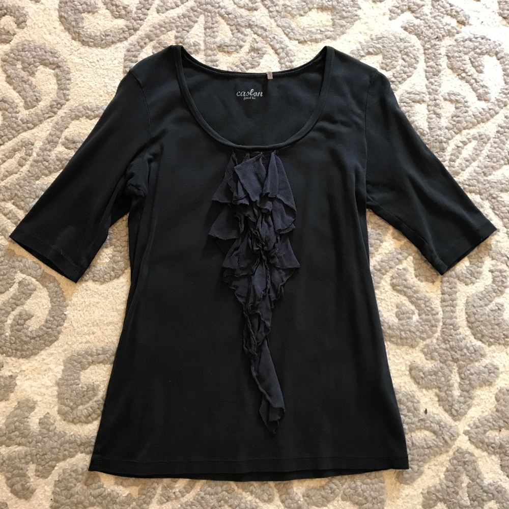 Caslon Black Fitted Tee