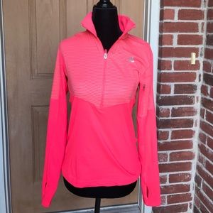 Pink Adidas polo over with thumbholes Pink Adidas polo over with thumbholes