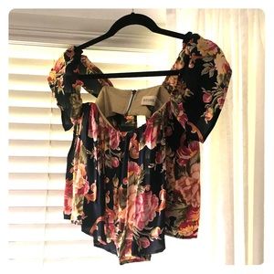 Stone Cold Fox Floral Off Shoulder Top Stone Cold Fox Floral Off Shoulder Top