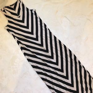 Black & Tan Maxi Dress Black & Tan Maxi Dress