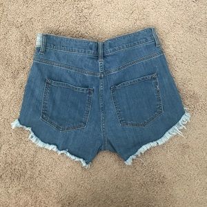 Worn once Express high waisted shorts Worn once Express high waisted shorts
