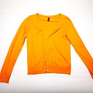 H&M Orange cardigan H&M Orange cardigan