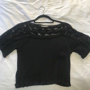 Black crop top