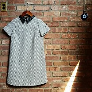Zara Basic Houndstooth Dress XS Zara Basic Houndstooth Dress XS