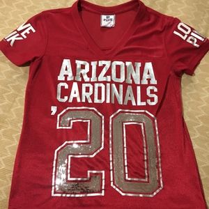 PINK Victoria's Secret Cardinals Jersey Top