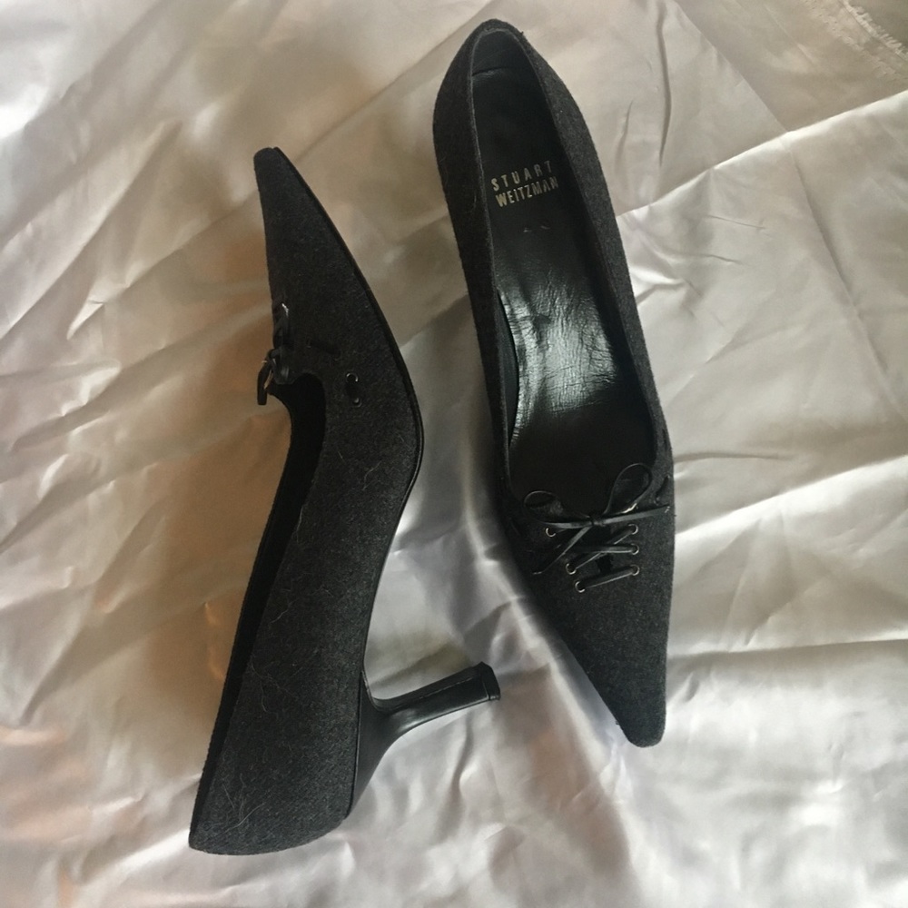 Stuart Weitzman corset pumps