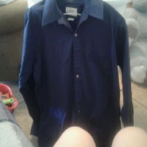 34/35 Arrow kent classic Blue long sleeve shirt