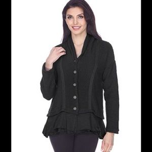 Pure Handknit "Blue Mountain" Cardigan