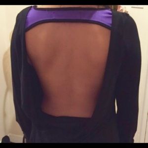 Vintage Havana open back Black Longsleeve shirt