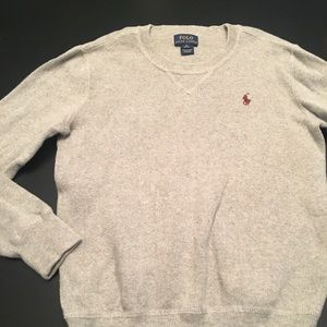 Tan Boys POLO Sweater