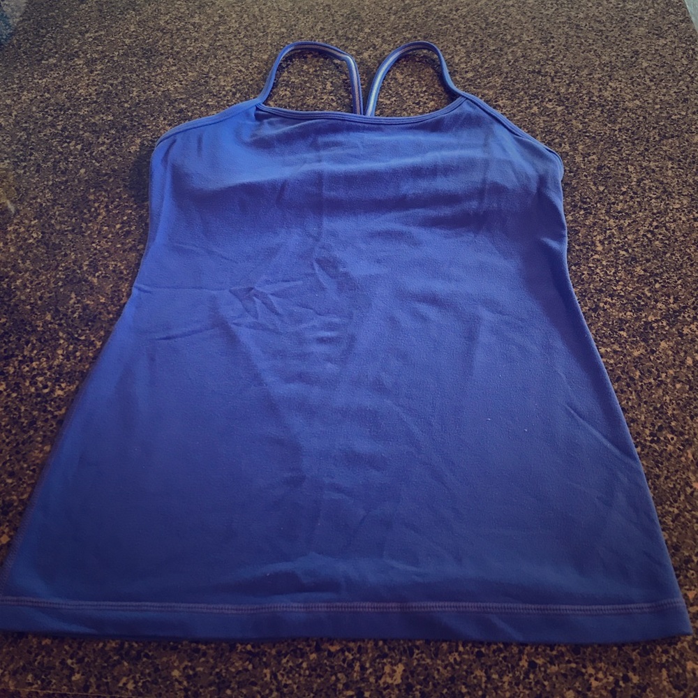 Lululemon Blue Workout Tank Size 8