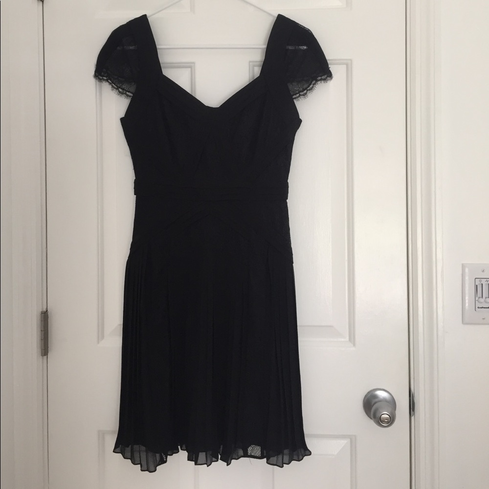 Black lace dress