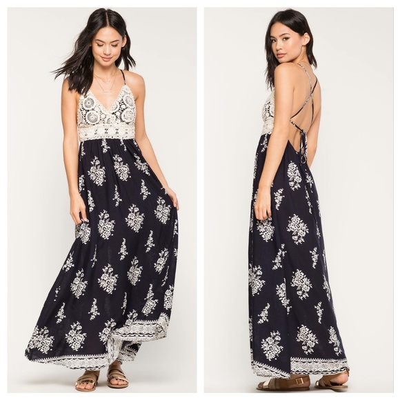 Dresses & Skirts - 😻Boho Floral Print Maxi Dress