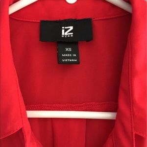 Red IZ Byer blouse