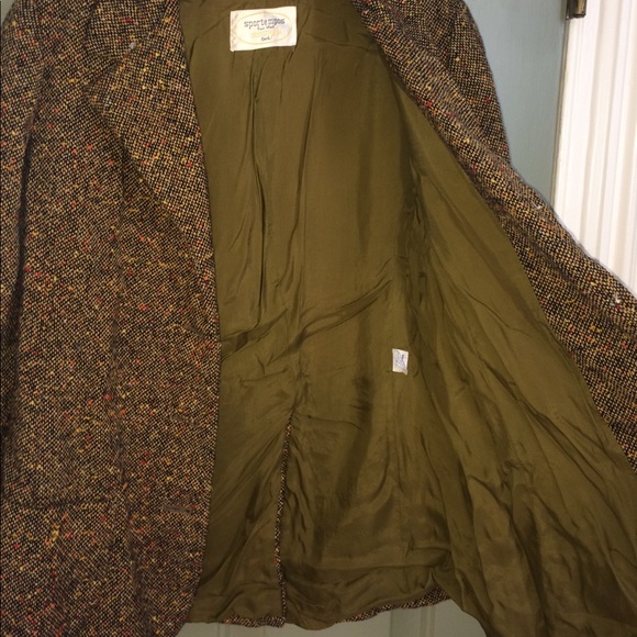 VINTAGE❤️BLAZER COAT MEDIUM.UNIQUE BUTTONS,Leather - Picture 5 of 8