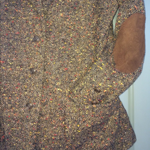 VINTAGE❤️BLAZER COAT MEDIUM.UNIQUE BUTTONS,Leather - Picture 6 of 8
