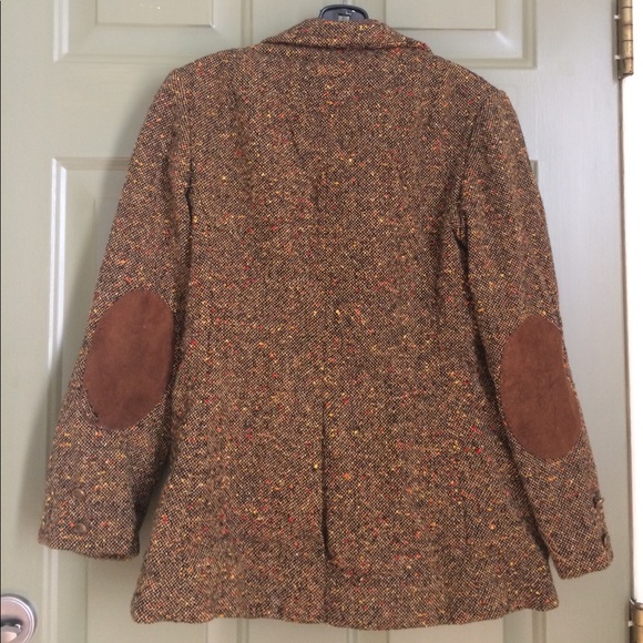 VINTAGE❤️BLAZER COAT MEDIUM.UNIQUE BUTTONS,Leather - Picture 2 of 8
