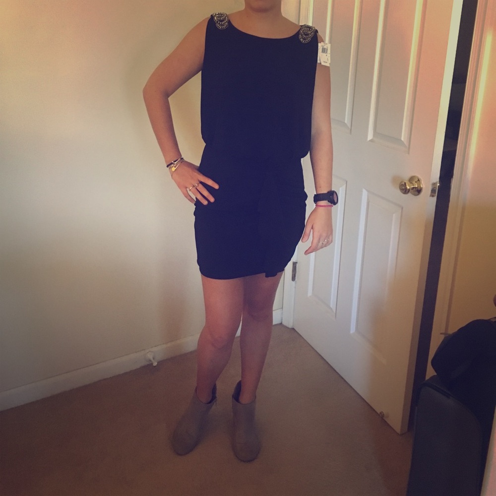 Black mini dress size 6