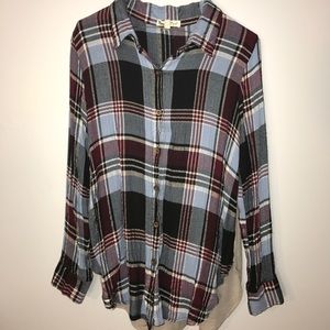 Flannel (Elbow Patches & high-low sweater back)