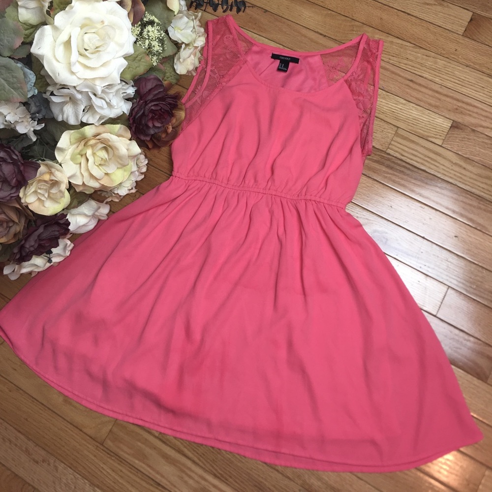 Hot Pink Flowy Dress